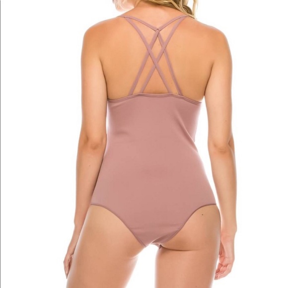 💕 Woodrose Strappy Bodysuit💕 - Picture 3 of 3